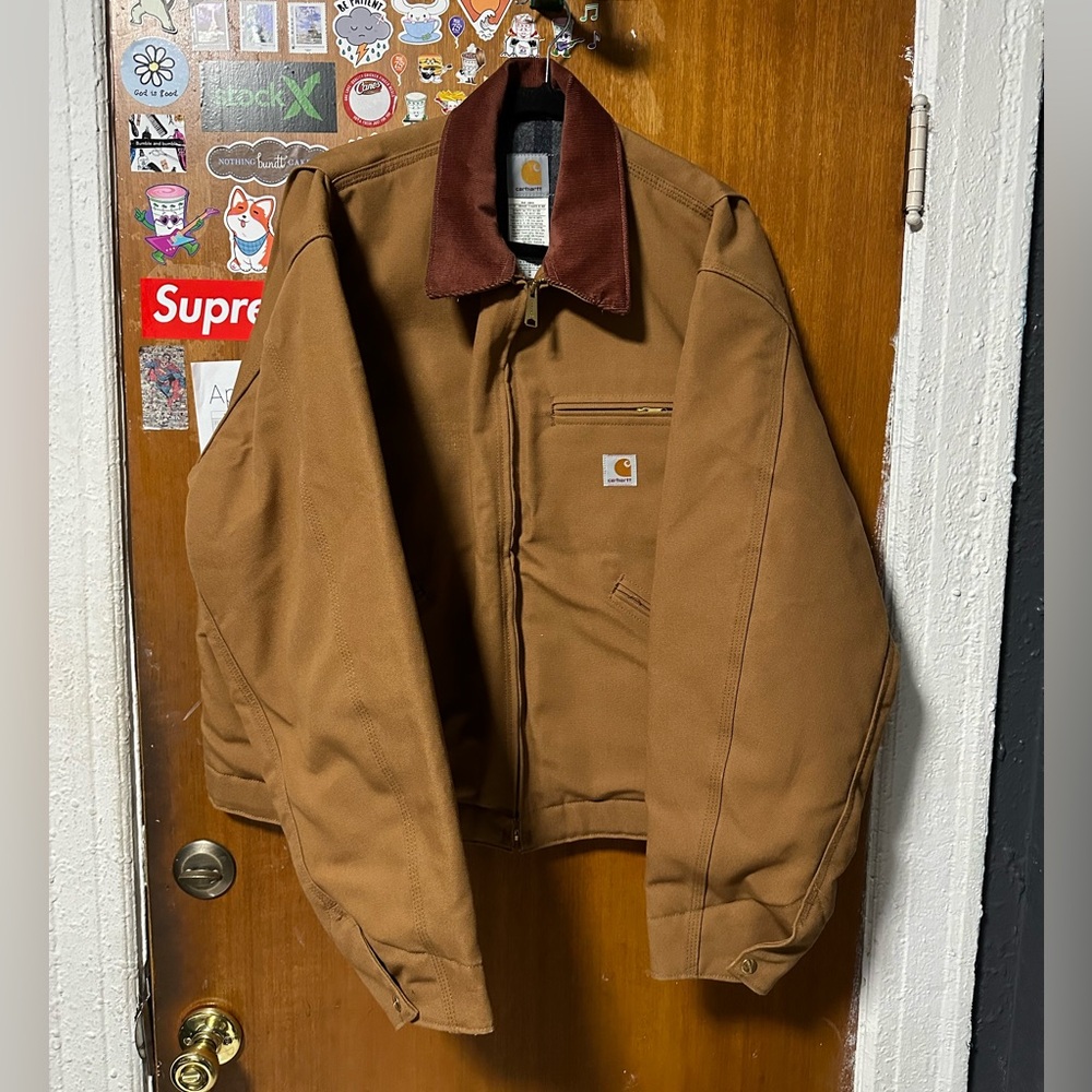 vintage carhartt detroit jacket